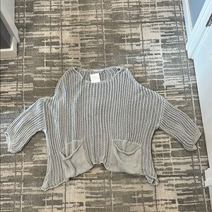Gray sweater